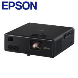 【EPSON】自由視移動光屏 3LCD雷射便攜投影機 EF-11＋優尼可 90吋布幕